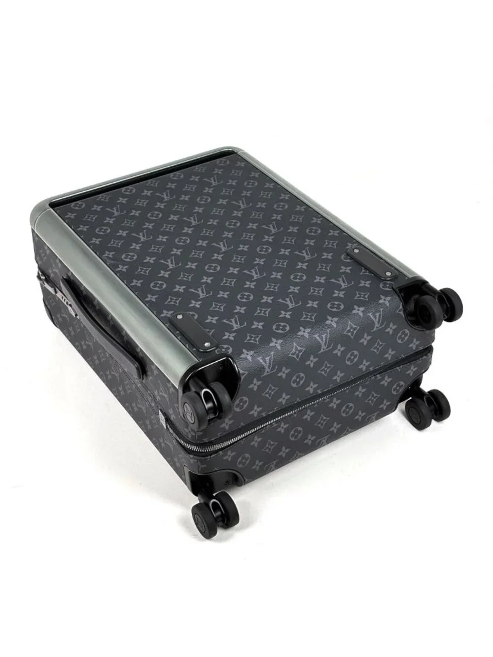 Louis Vuitton Horizon 55 Suitcase Travel Bag Monogram Eclipse Black
